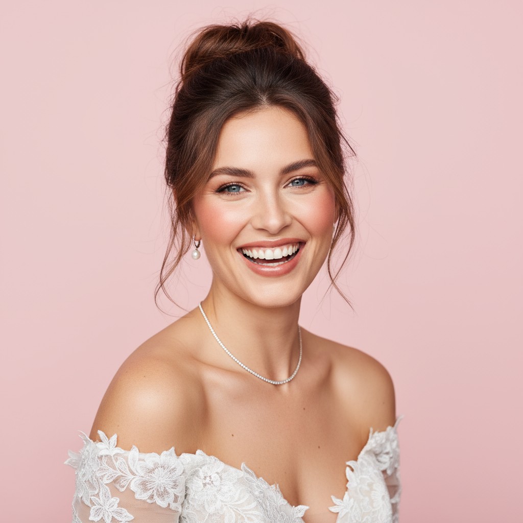 Messy Bridal Bun Ideas